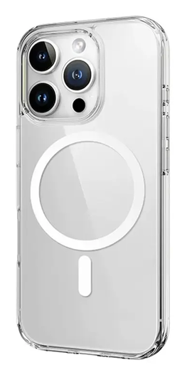 Apple iPhone 16 Pro Max Hoesje Hard Cover met MagSafe Transparant afbeelding 1