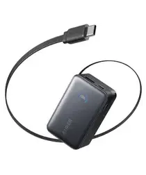 Anker Nano (45W) Powerbank Vaste USB-C Kabel 10.000 mAh Zwart afbeelding