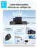 Anker (35W) Nano Oplader met USB-C Poort en Ingebouwde Kabel Zwart afbeelding 2
