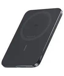 Anker MagGo 15W Slim Qi2 / MagSafe Powerbank met USB-C Poort 5.000mAh Zwart afbeelding