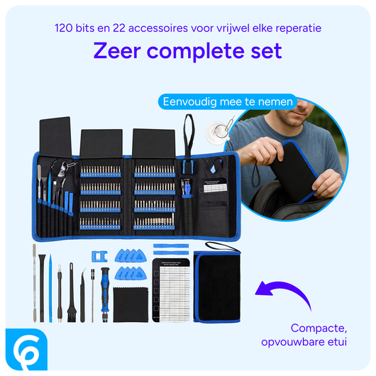120 Bits Mobiele Telefoon Schroevendraaier Gereedschap Reparatieset afbeelding 3