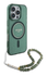 Guess Apple iPhone 16 Pro Max Hoesje MagSafe met Kralen Koord Glitter Groen afbeelding 3