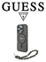 Guess Apple iPhone 16 Pro Max Hoesje MagSafe met Kralen Koord Glitter Zwart afbeelding 6