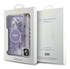 Guess Apple iPhone 16 Hoesje MagSafe Back Cover met Kralen Koord Bloemen Paars afbeelding 7