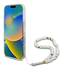 Guess Apple iPhone 16 Pro Hoesje MagSafe met Kralen Koord Glitter Transparant afbeelding 4