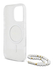 Guess Apple iPhone 16 Pro Hoesje MagSafe met Kralen Koord Glitter Transparant afbeelding 6
