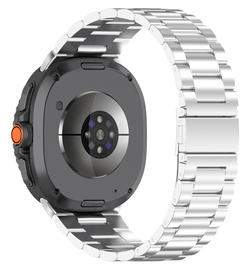 Universeel Smartwatch 20MM Bandje - Hoogwaardig Staal - met Schakels - Zilver