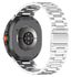 Universeel Smartwatch 20MM Bandje - Hoogwaardig Staal - met Schakels - Zilver