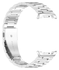 Universeel Smartwatch 20MM Bandje - Hoogwaardig Staal - met Schakels - Zilver afbeelding 2