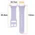 Samsung Galaxy Watch 8 Bandje - Siliconen Gesp Sluiting - L - Zwart afbeelding 8