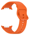 Samsung Galaxy Watch 8 Bandje - Siliconen Gesp Sluiting - S - Oranje afbeelding 2