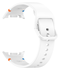 Samsung Galaxy Watch 8 Bandje - Siliconen Gesp Sluiting - S - Wit afbeelding 2