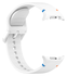 Samsung Galaxy Watch 8 Bandje - Siliconen Gesp Sluiting - S - Wit afbeelding 3