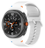 Samsung Galaxy Watch 8 Bandje - Siliconen Gesp Sluiting - S - Wit afbeelding 4