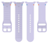 Samsung Galaxy Watch 8 Bandje - Siliconen Gesp Sluiting - S - Wit afbeelding 5