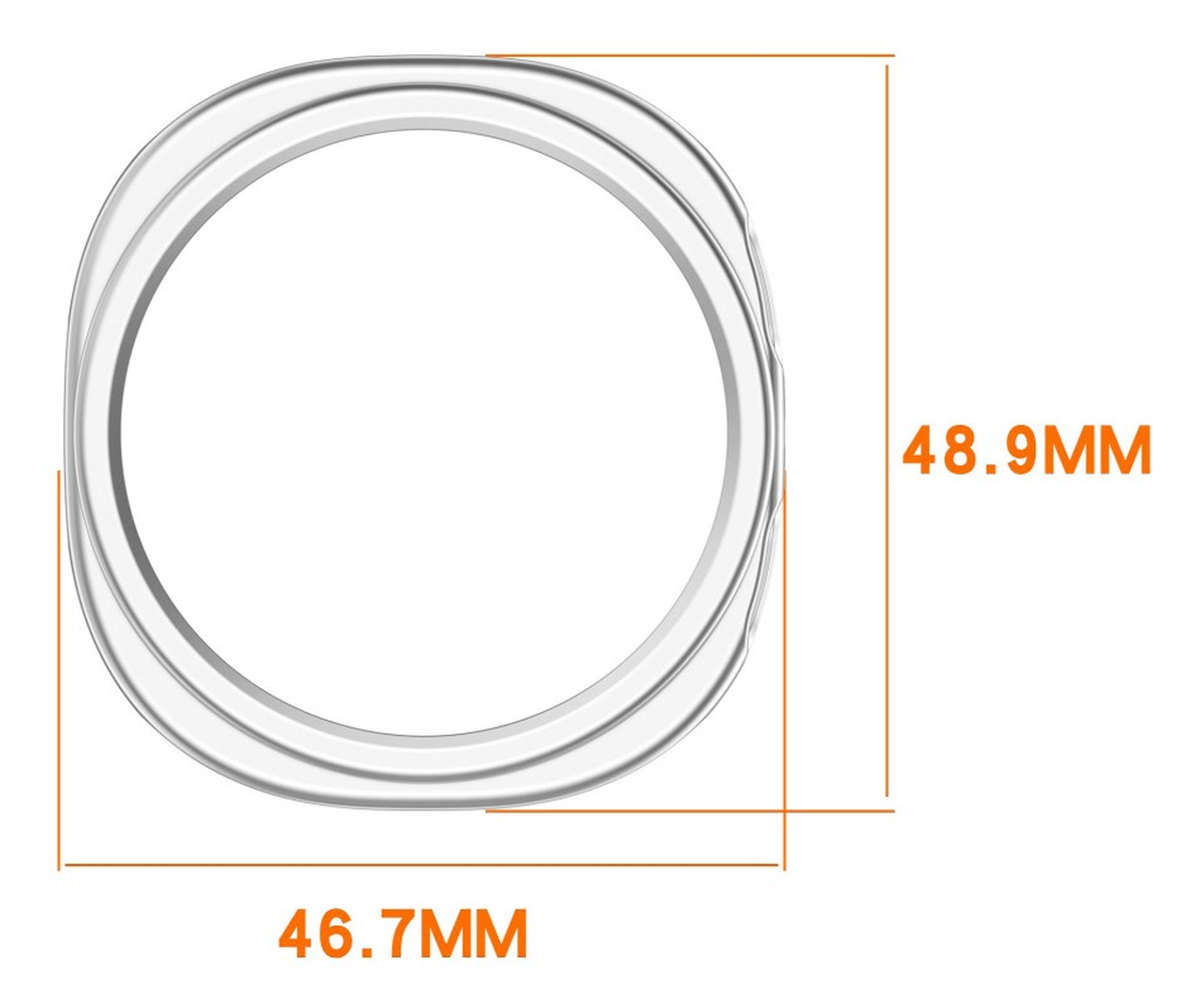 Samsung Galaxy Watch 8 44MM Hoesje - Hard Plastic - Bumper - Transparant afbeelding 3