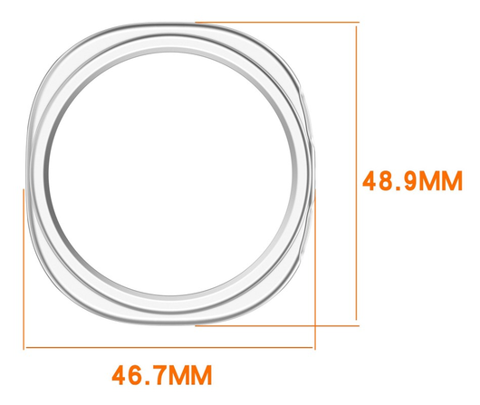 Samsung Galaxy Watch 8 44MM Hoesje - Hard Plastic - Bumper - Transparant afbeelding 3