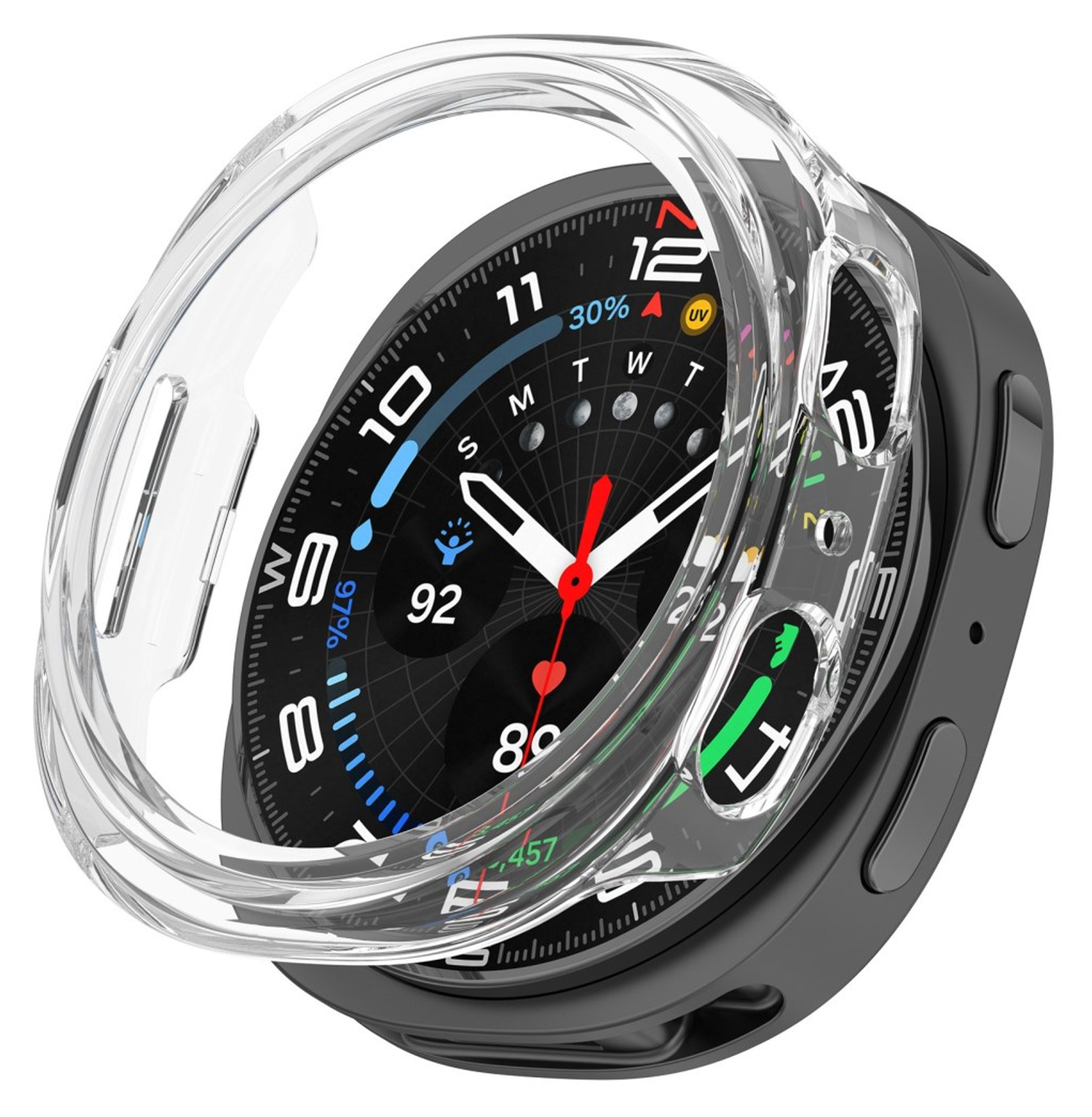 Samsung Galaxy Watch 8 40MM Hoesje - Hard Plastic - Bumper - Transparant afbeelding 1