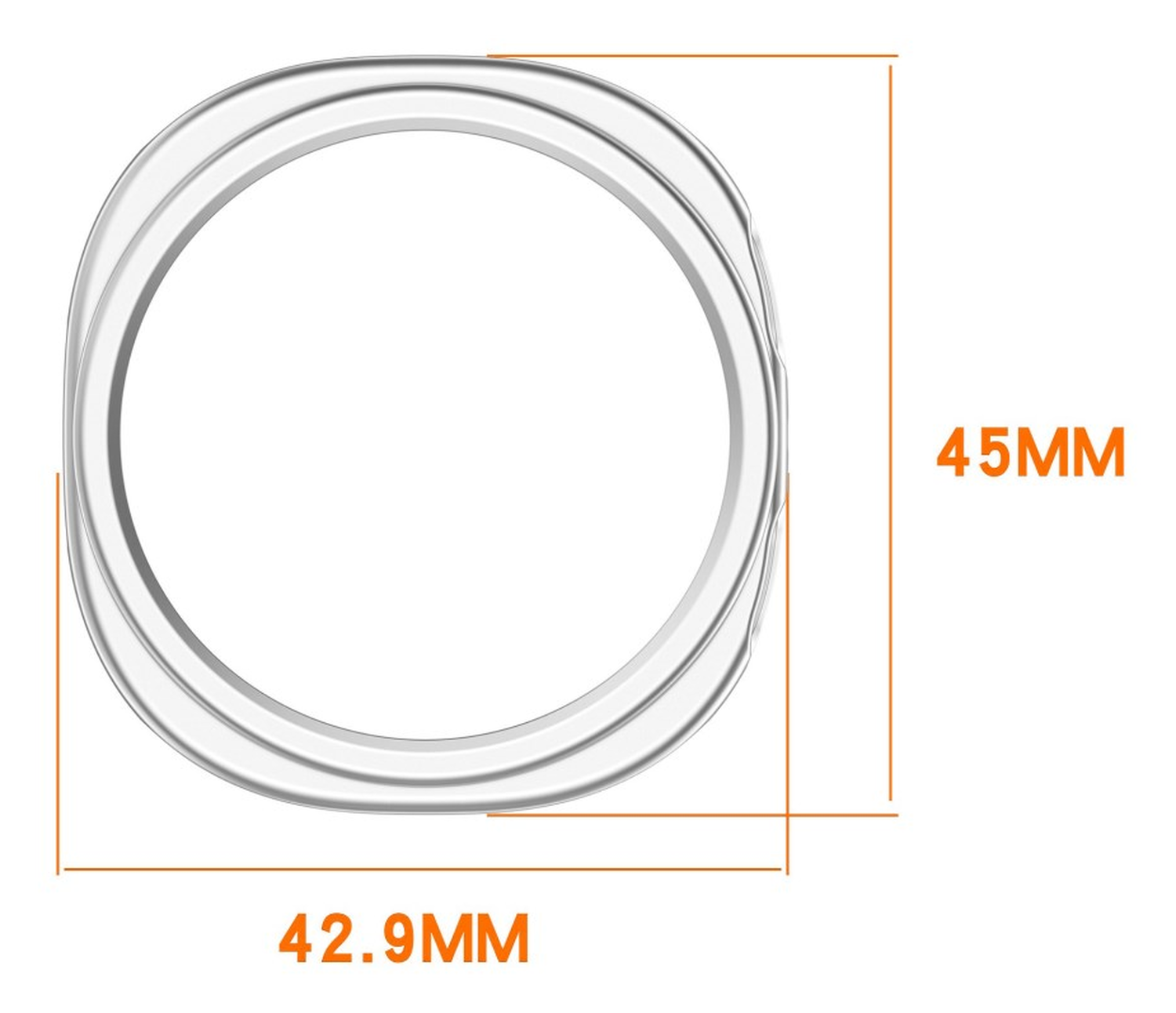 Samsung Galaxy Watch 8 40MM Hoesje - Hard Plastic - Bumper - Transparant afbeelding 3