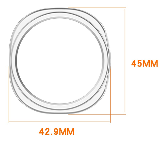 Samsung Galaxy Watch 8 40MM Hoesje - Hard Plastic - Bumper - Transparant afbeelding 3