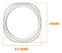 Samsung Galaxy Watch 8 40MM Hoesje - Hard Plastic - Bumper - Transparant afbeelding 3