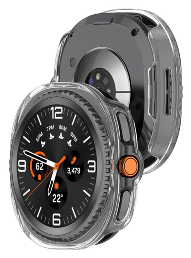 Samsung Galaxy Watch Ultra 2 Hoesje - Hard Plastic - Bumper - Transparant afbeelding 2
