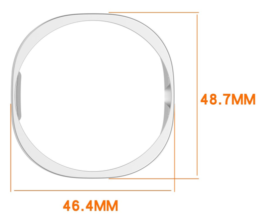 Samsung Galaxy Watch Ultra 2 Hoesje - Hard Plastic - Bumper - Transparant afbeelding 3