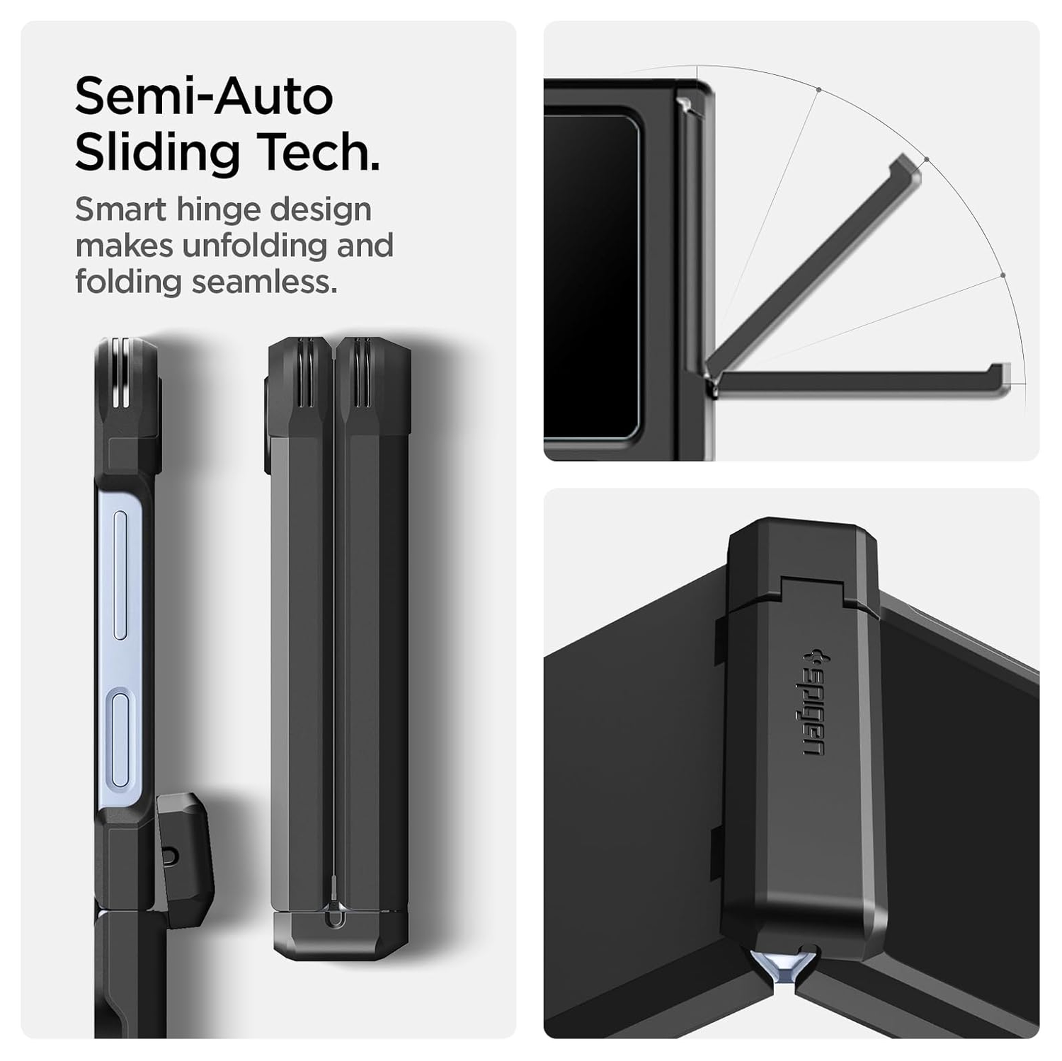 Spigen Tough Armor Samsung Galaxy Z Flip 7 FE/6 Hoesje MagSafe Back Cover Zwart afbeelding 4