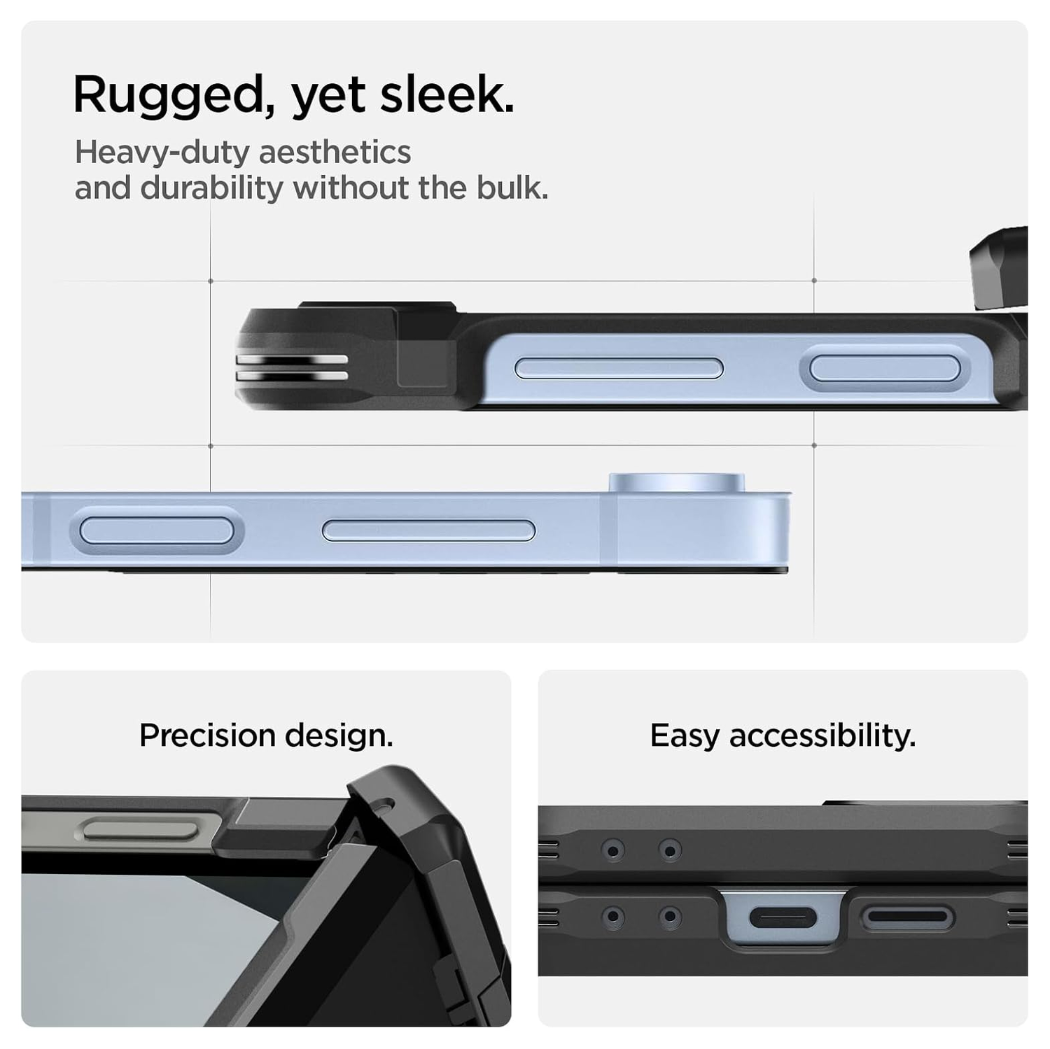 Spigen Tough Armor Samsung Galaxy Z Flip 7 FE/6 Hoesje MagSafe Back Cover Zwart afbeelding 7