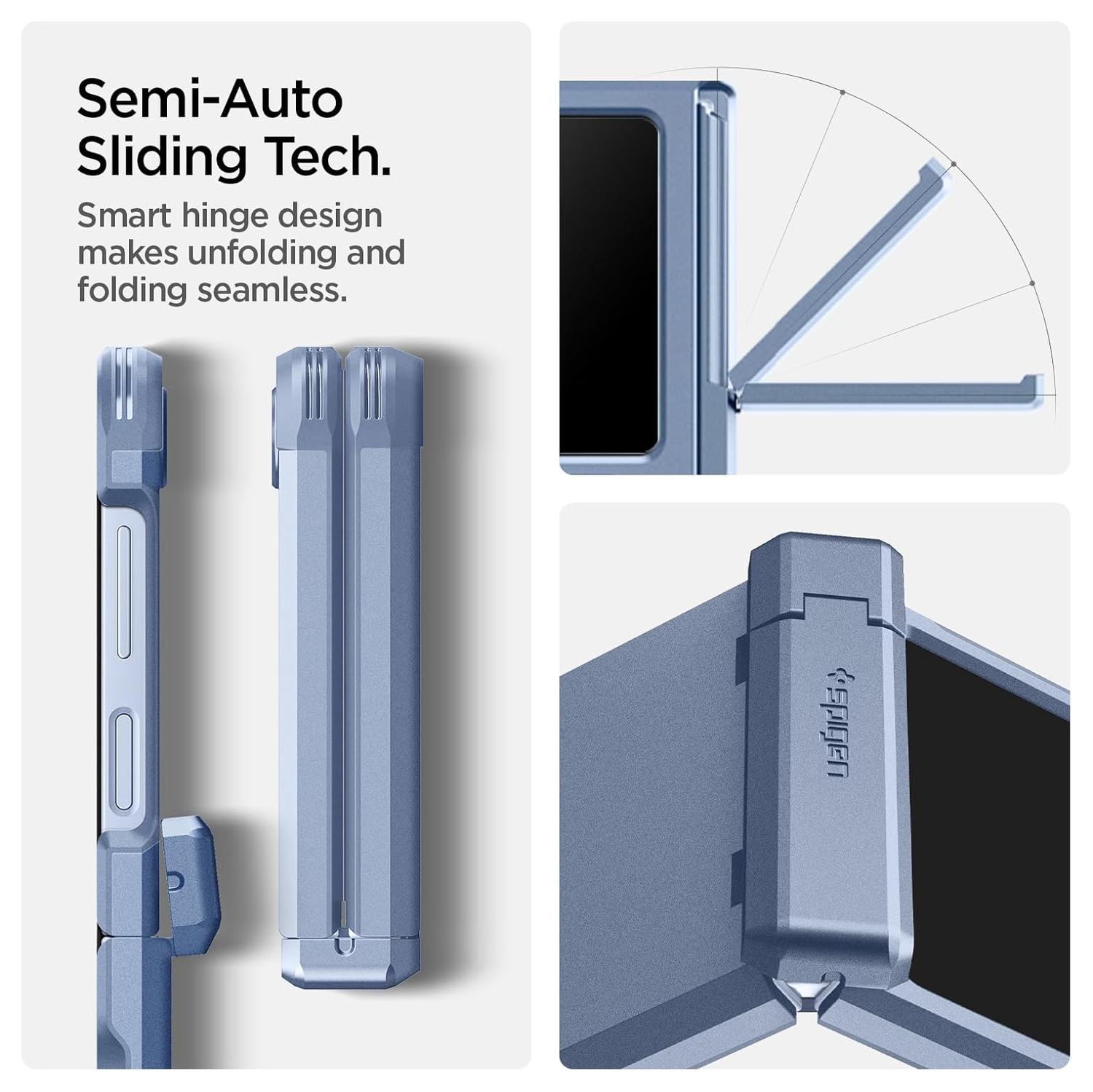 Spigen Tough Armor Samsung Galaxy Z Flip 7 FE/6 Hoesje MagSafe Back Cover Blauw afbeelding 3