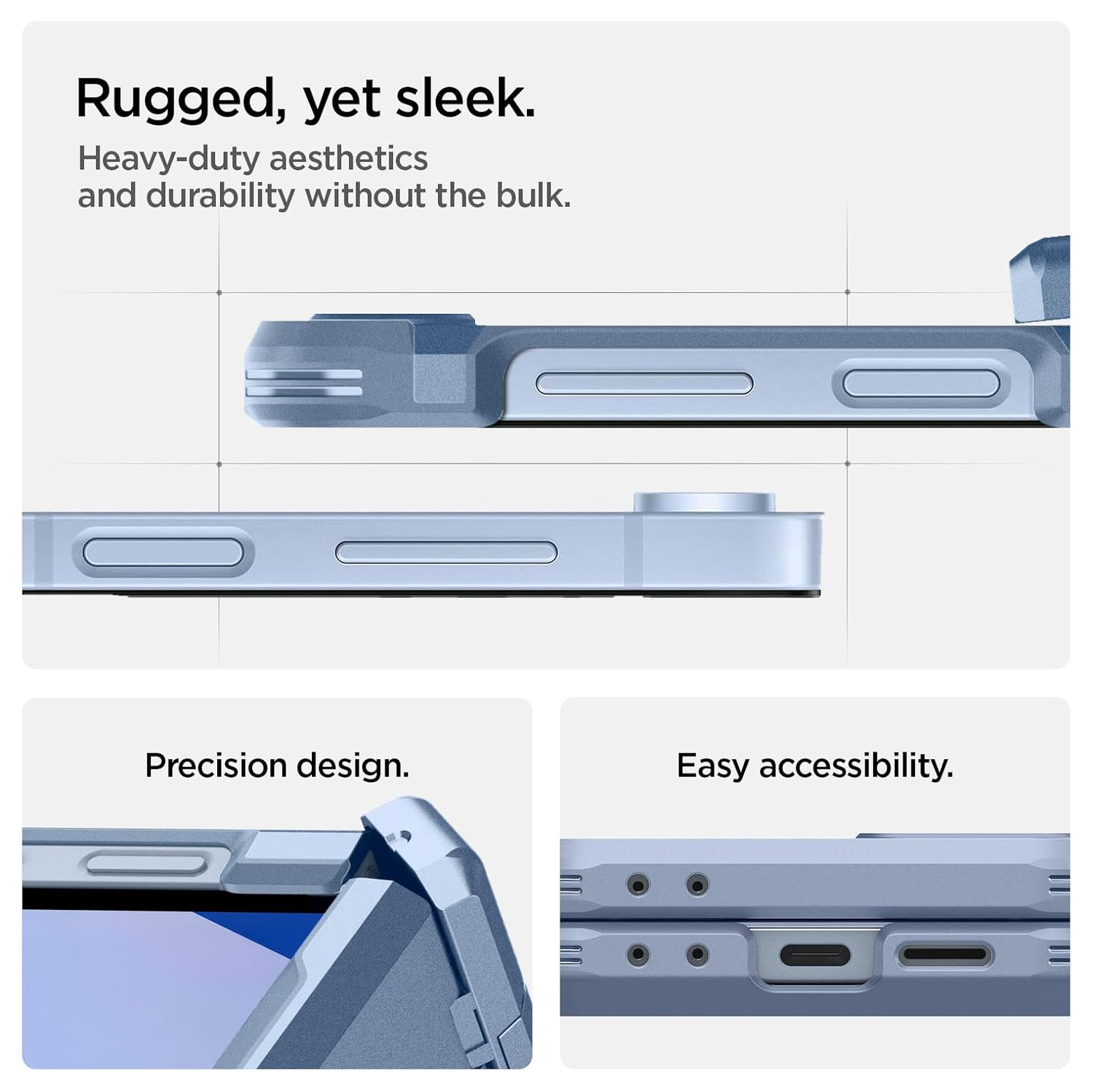 Spigen Tough Armor Samsung Galaxy Z Flip 7 FE/6 Hoesje MagSafe Back Cover Blauw afbeelding 6