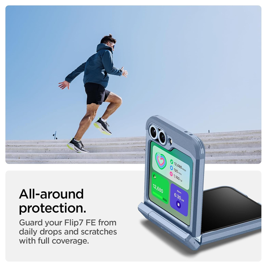 Spigen Tough Armor Samsung Galaxy Z Flip 7 FE/6 Hoesje MagSafe Back Cover Blauw afbeelding 2