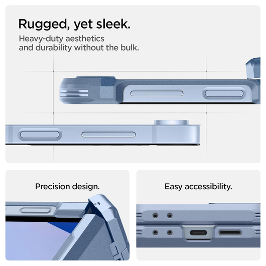 Spigen Tough Armor Samsung Galaxy Z Flip 7 FE/6 Hoesje MagSafe Back Cover Blauw afbeelding 6