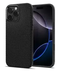 Spigen Liquid Air T MagFit Apple iPhone 16 Pro Hoesje Back Cover Matte Zwart afbeelding