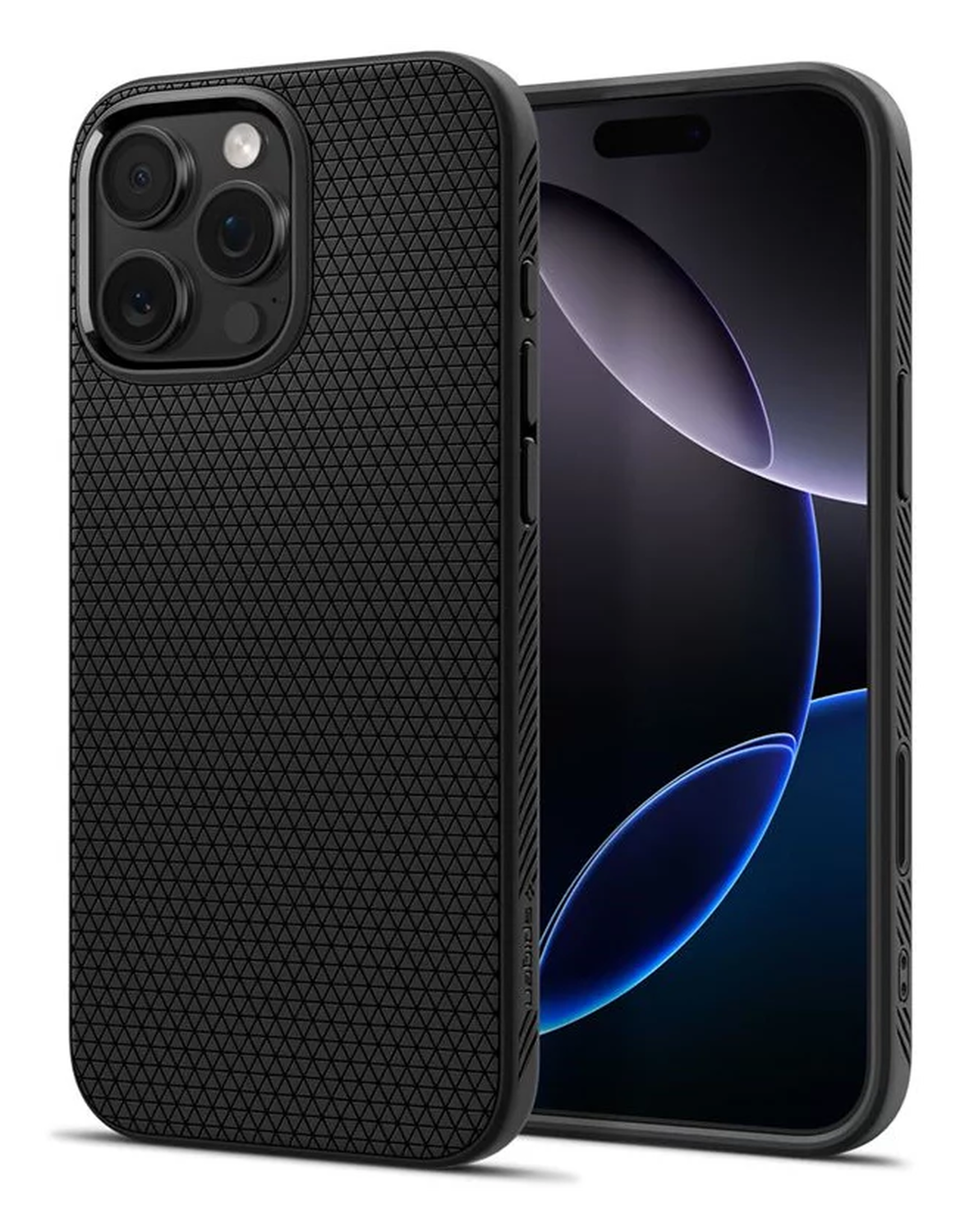 Spigen Liquid Air T MagFit Apple iPhone 16 Pro Hoesje Back Cover Matte Zwart afbeelding 1