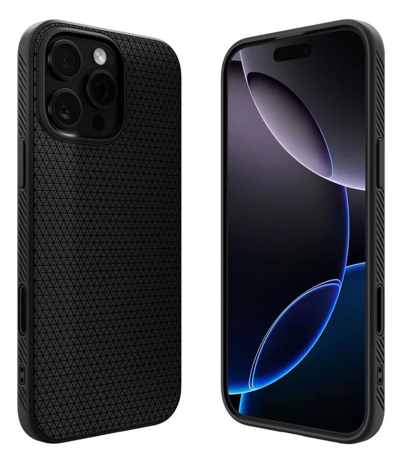 Spigen Liquid Air T MagFit Apple iPhone 16 Pro Hoesje Back Cover Matte Zwart afbeelding 13