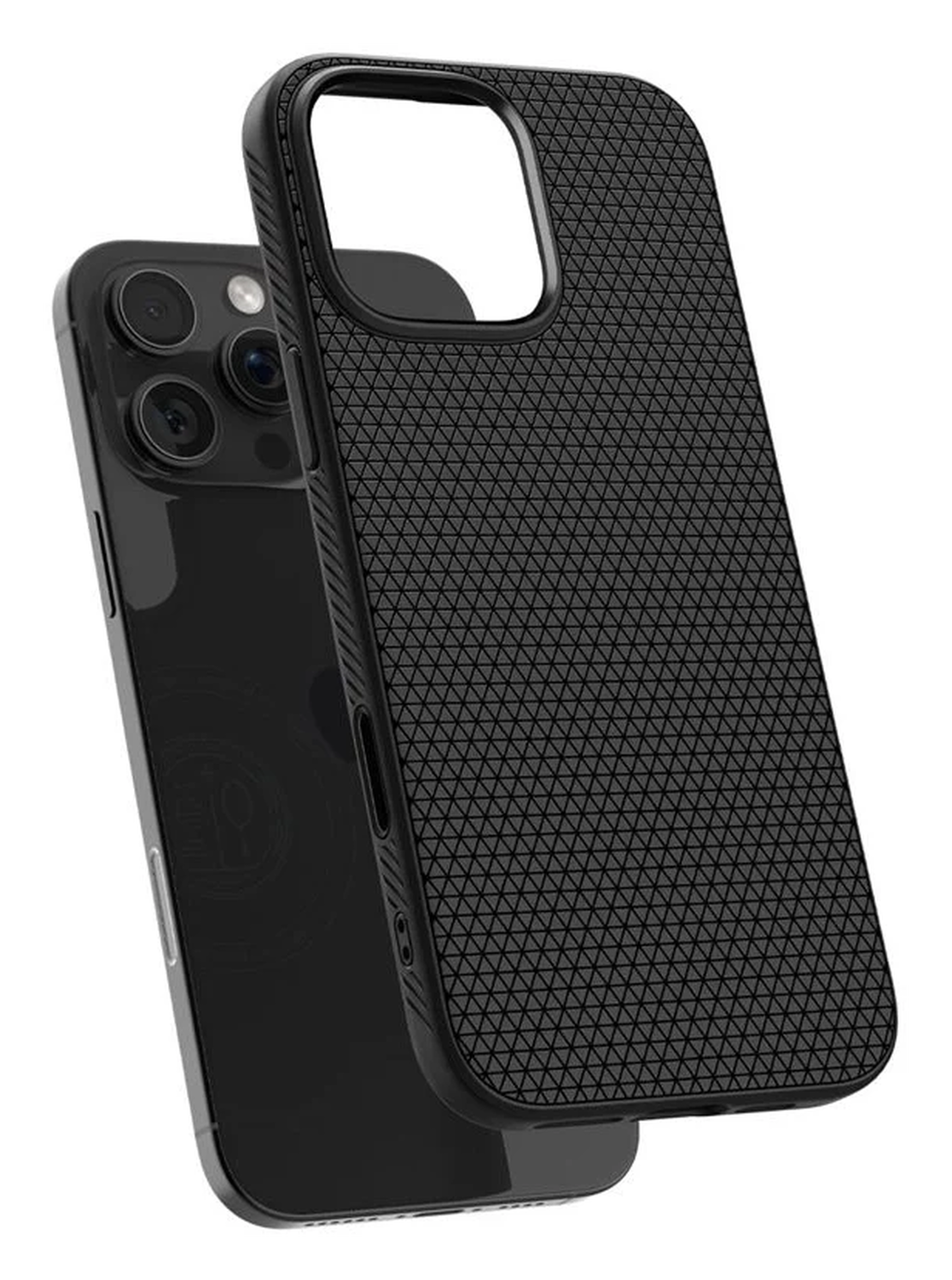 Spigen Liquid Air T MagFit Apple iPhone 16 Pro Hoesje Back Cover Matte Zwart afbeelding 14