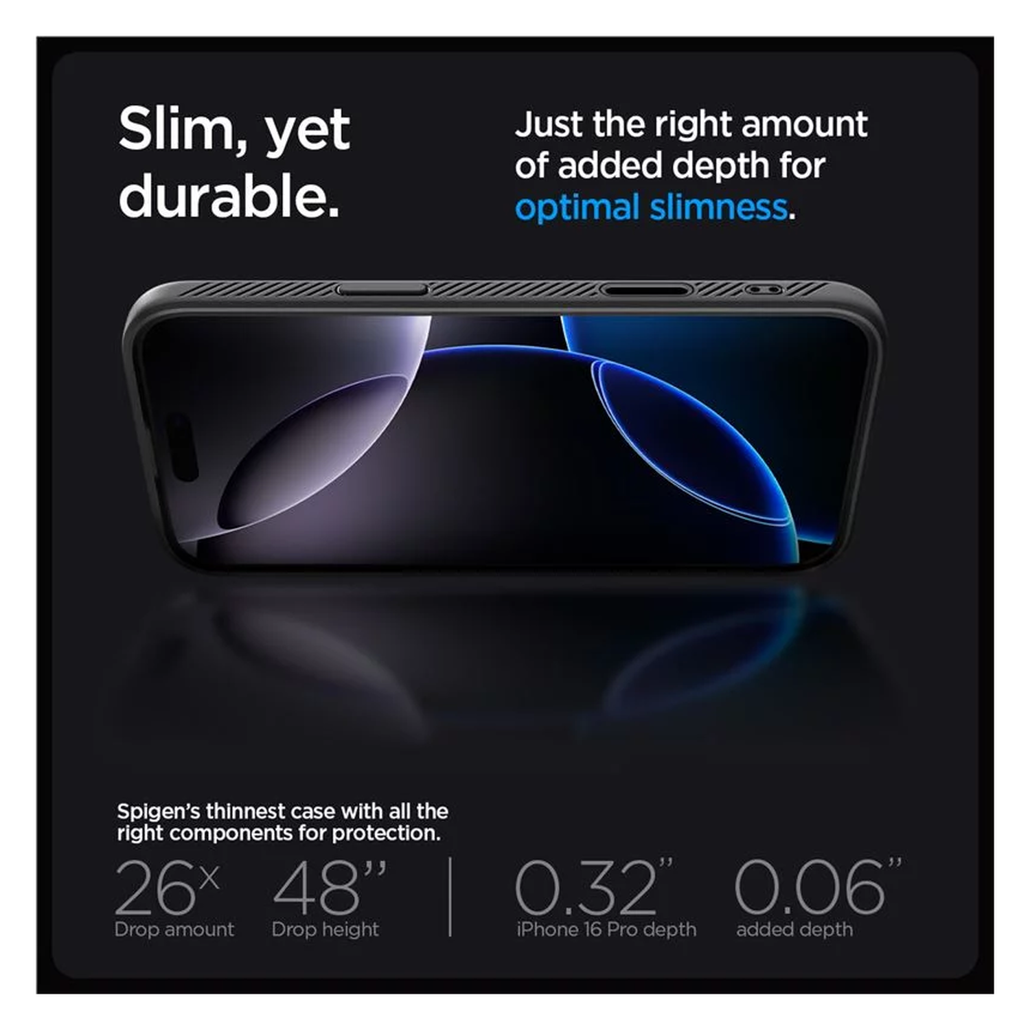 Spigen Liquid Air T MagFit Apple iPhone 16 Pro Hoesje Back Cover Matte Zwart afbeelding 4