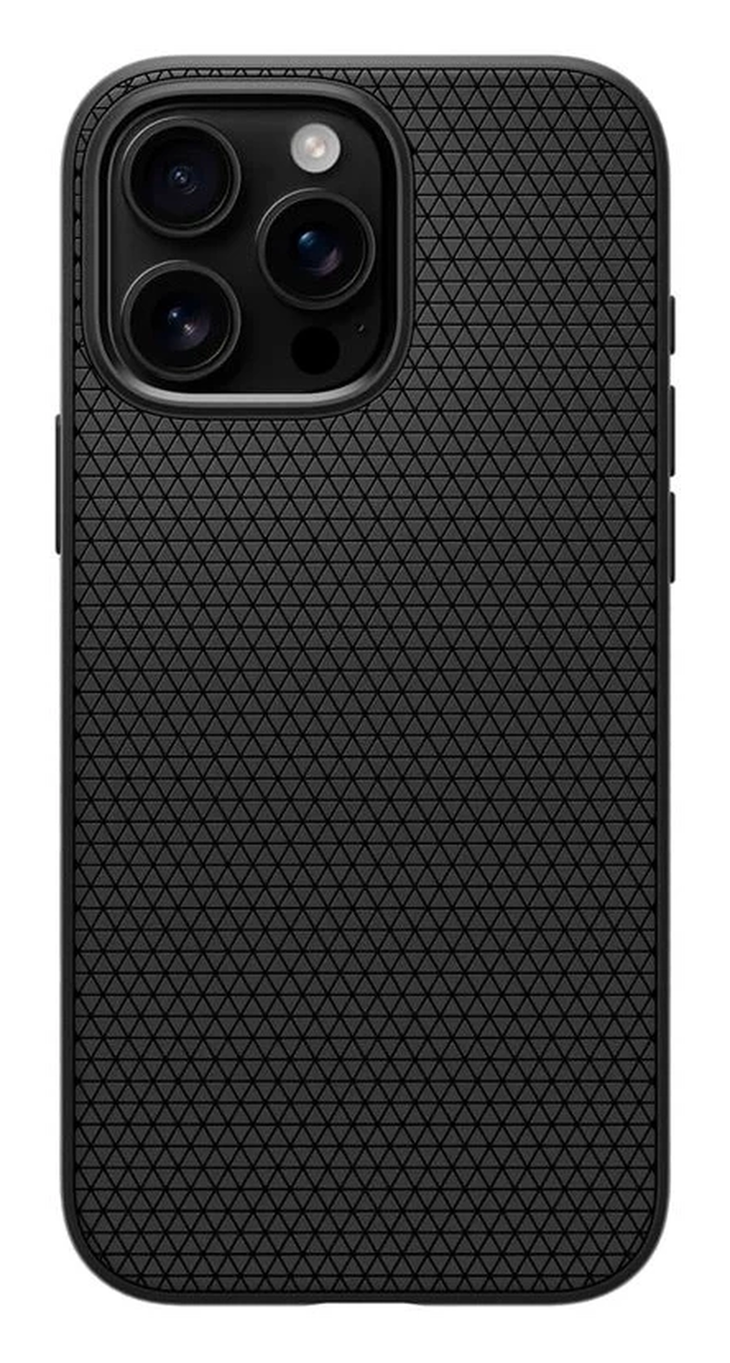 Spigen Liquid Air T MagFit Apple iPhone 16 Pro Hoesje Back Cover Matte Zwart afbeelding 9