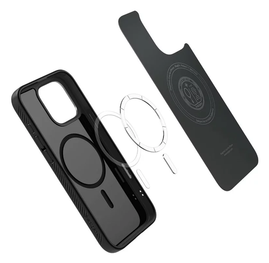 Spigen Liquid Air T MagFit Apple iPhone 16 Pro Hoesje Back Cover Matte Zwart afbeelding 12