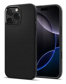 Spigen Liquid Air T MagFit Apple iPhone 16 Pro Hoesje Back Cover Matte Zwart