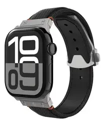 Spigen Classic Fit - Apple Watch 1-10/SE/Ultra Bandje - 49/46/45/44/42MM - Zwart afbeelding
