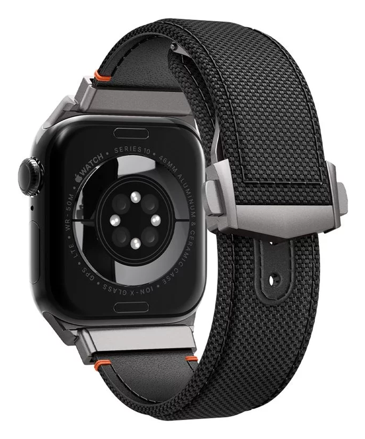 Spigen Classic Fit - Apple Watch 1-10/SE/Ultra Bandje - 49/46/45/44/42MM - Zwart afbeelding 14