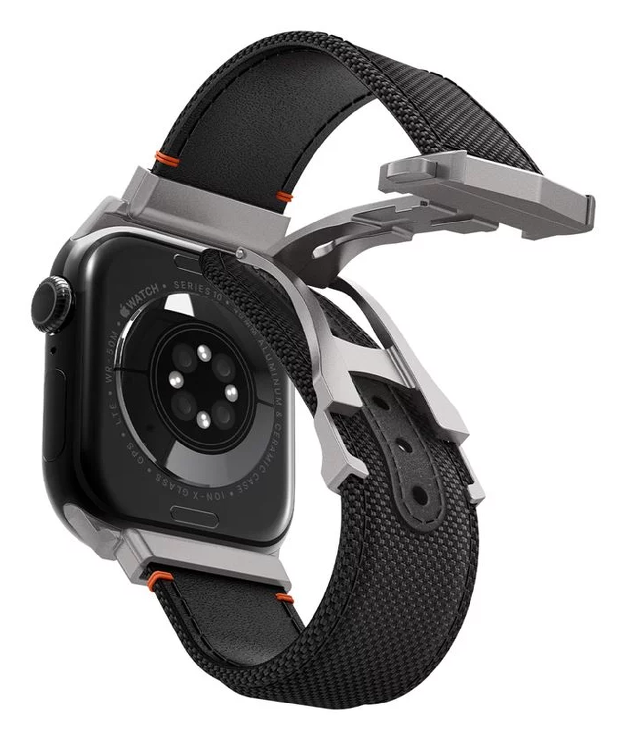 Spigen Classic Fit - Apple Watch 1-10/SE/Ultra Bandje - 49/46/45/44/42MM - Zwart afbeelding 18