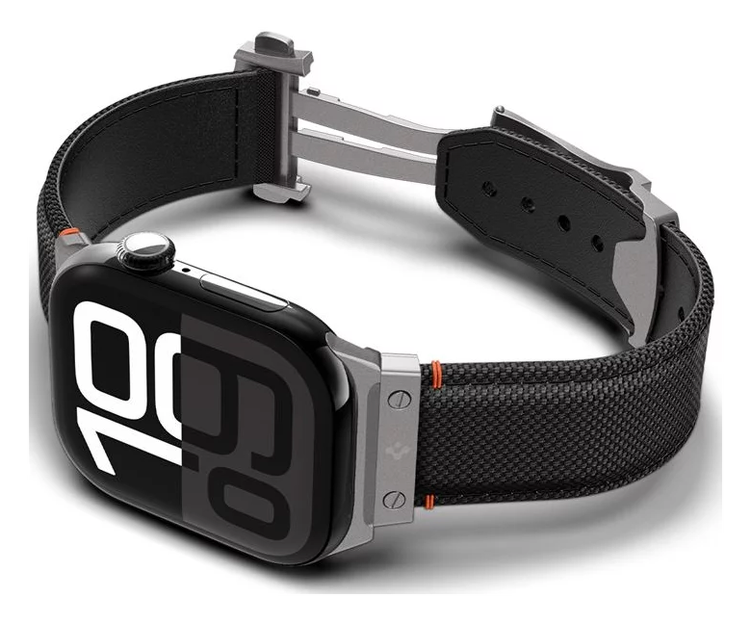 Spigen Classic Fit - Apple Watch 1-10/SE/Ultra Bandje - 49/46/45/44/42MM - Zwart afbeelding 9