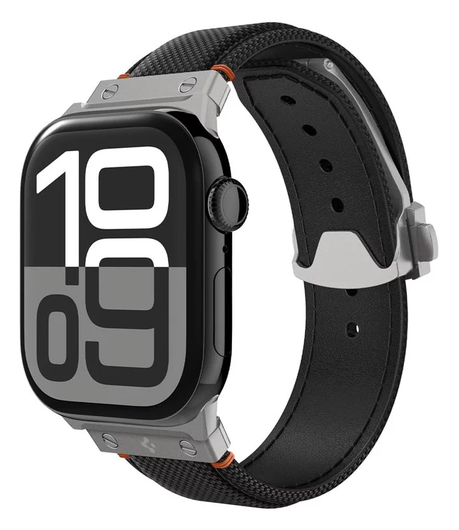 Spigen Classic Fit - Apple Watch 1-10/SE/Ultra Bandje - 49/46/45/44/42MM - Zwart afbeelding 1