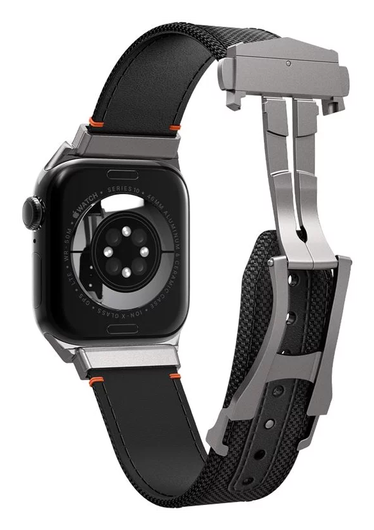Spigen Classic Fit - Apple Watch 1-10/SE/Ultra Bandje - 49/46/45/44/42MM - Zwart afbeelding 11