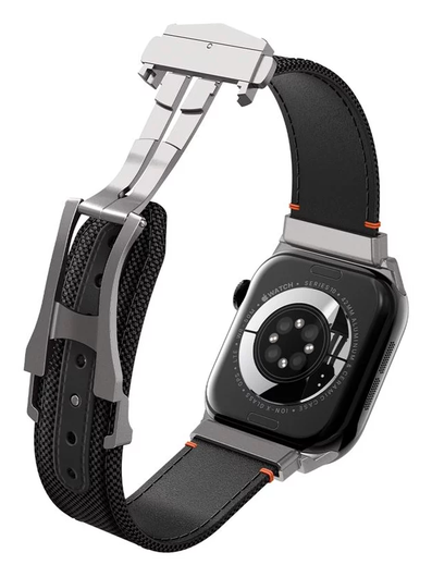 Spigen Classic Fit - Apple Watch 1-10/SE/Ultra Bandje - 49/46/45/44/42MM - Zwart afbeelding 12