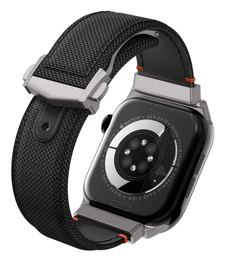 Spigen Classic Fit - Apple Watch 1-10/SE/Ultra Bandje - 49/46/45/44/42MM - Zwart afbeelding 16