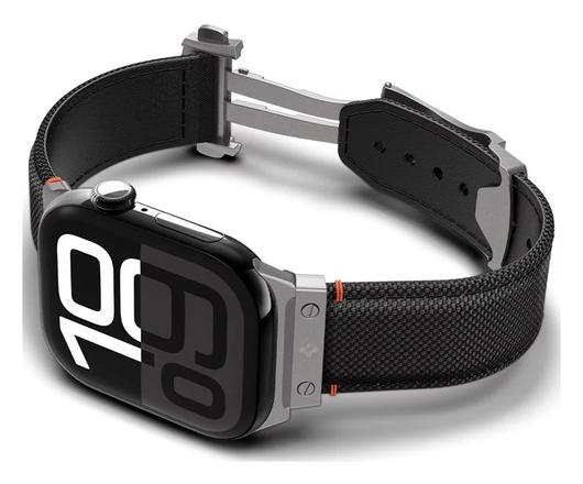 Spigen Classic Fit - Apple Watch 1-10/SE/Ultra Bandje - 49/46/45/44/42MM - Zwart afbeelding 9